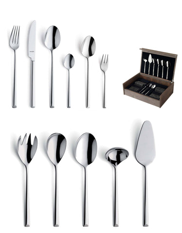 Amefa - Metropole 78-piece Cutlery 12 People - Silver – KookGigant