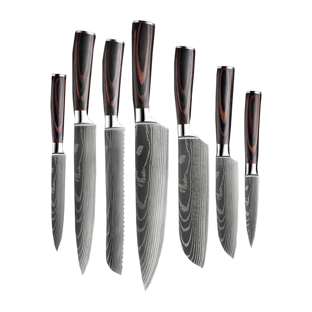 Kwaliteits Damascus Series - 7-delige –