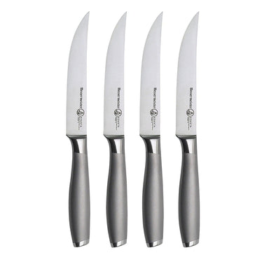 Messermeister Avanta 4-Piece Fine Edge Steak Knife Set - Black