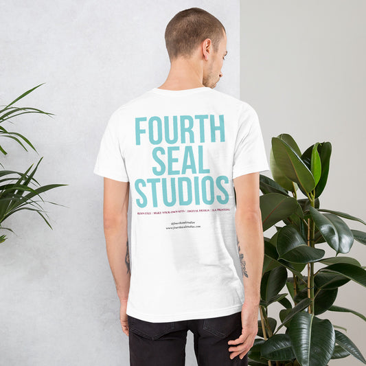 Black Logo Unisex Seal T-Shirt – Fourth Studios