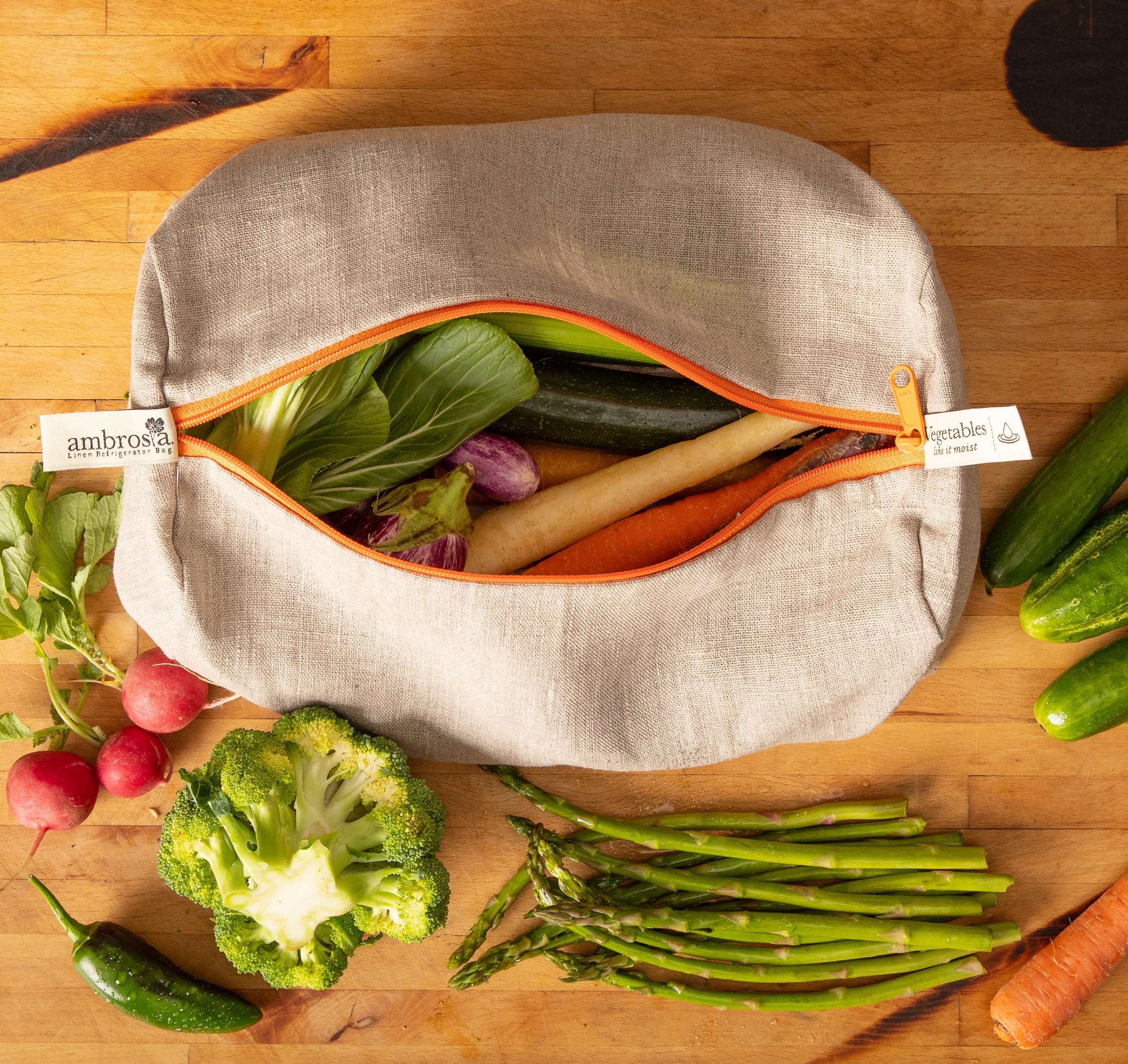 Ambrosia Produce Bags for vegetables