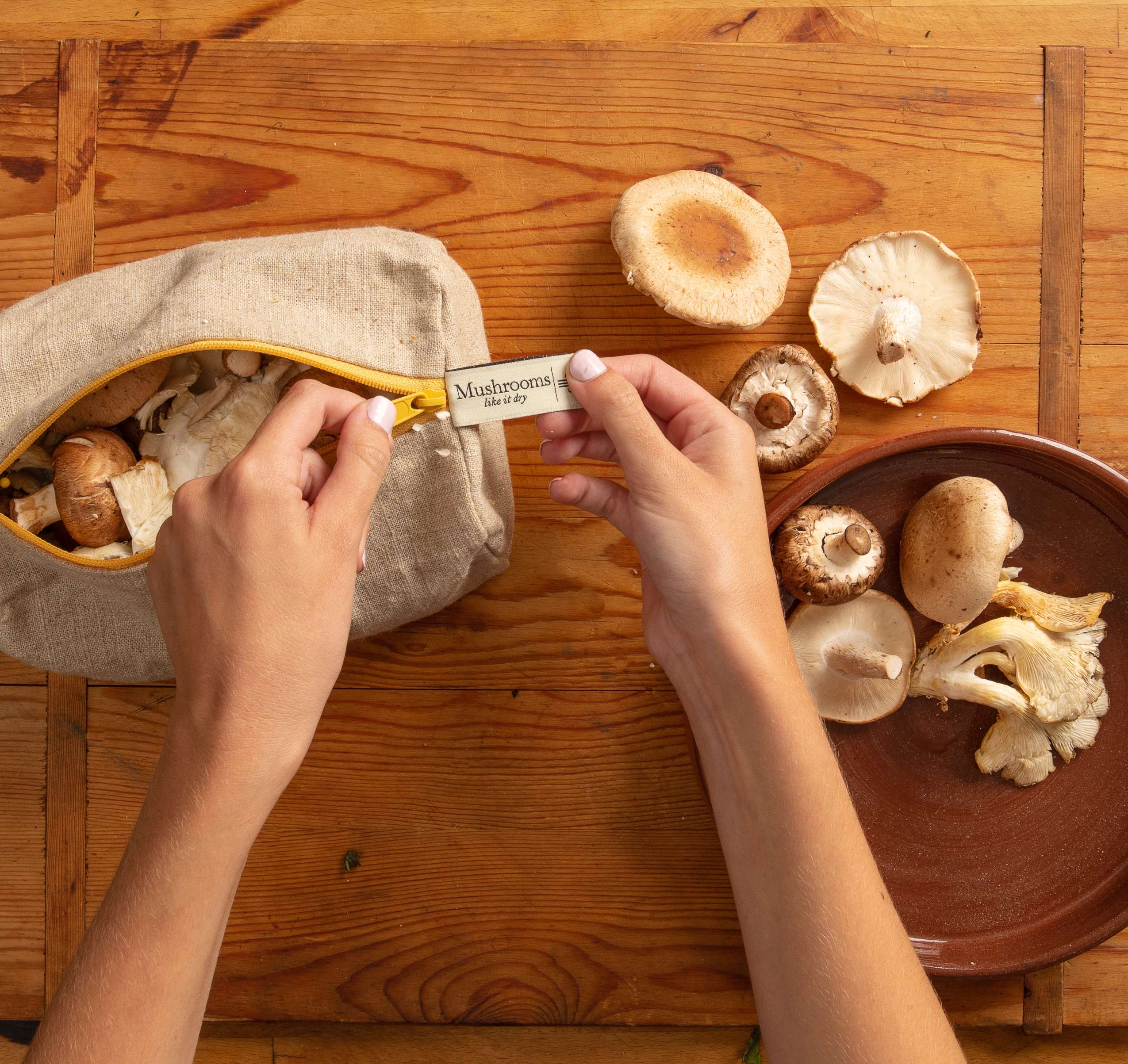 Ambrosia Produce Bags for mushrooms