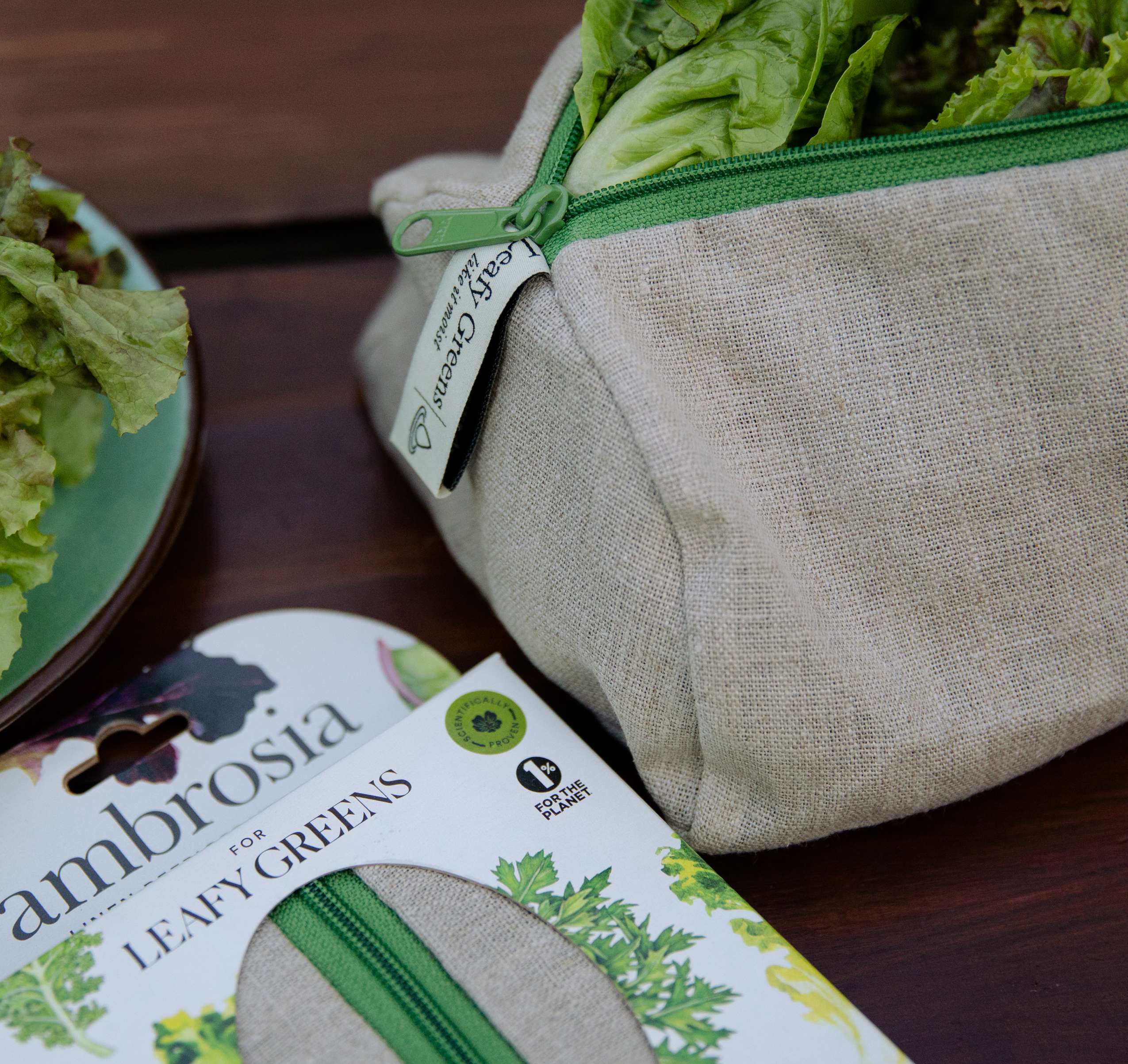 Ambrosia Produce Bags for Leafy Greens