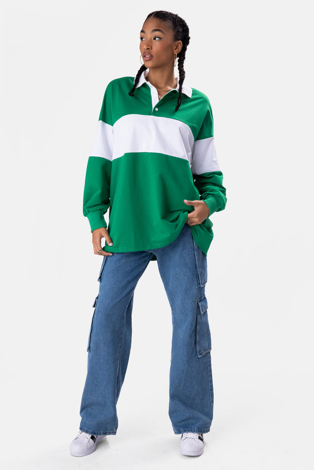 polo oversized sweatshirt