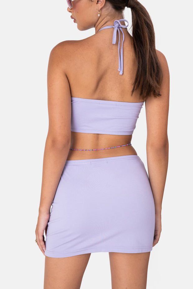 purple disco skirt