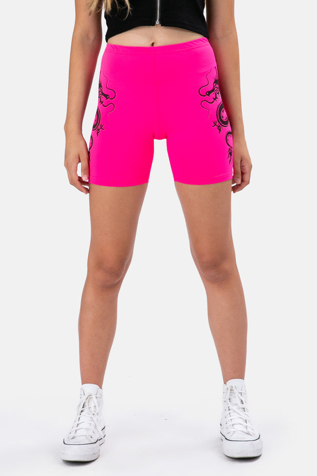 dragon biker shorts