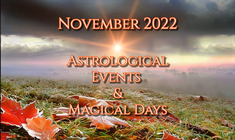 November 2022 astrological events and magical days