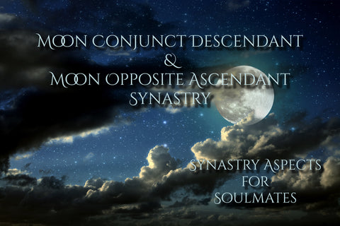 synastry aspects for soulmates - moon conjunct descendant