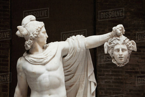 perseus with medusa's head