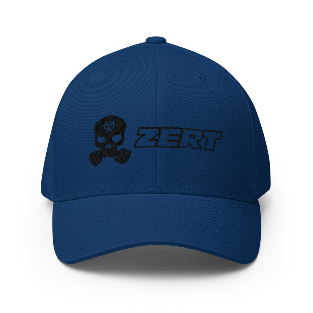 ZERT Skull FlexFit Hat - Black Logo