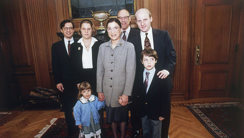 Ruth Bader Ginsburg et sa famille