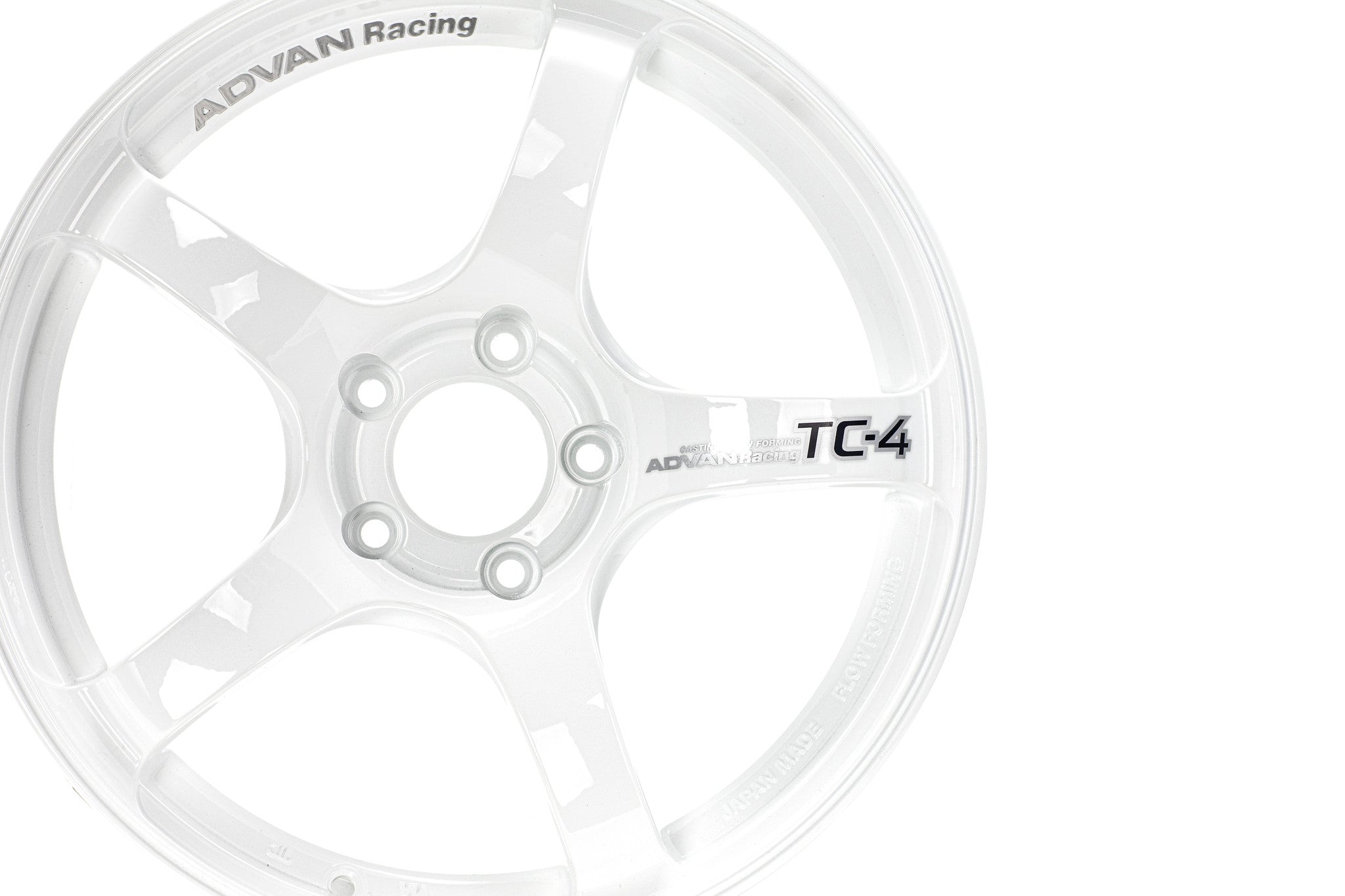 Advan Racing TC4 Racing White Metallic & Ring – Wheels Collection Ltd.