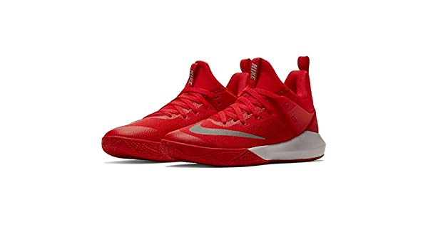 New Nike Zoom 2 Men 7/Women 8.5 Basketball Shoes Redy/White –
