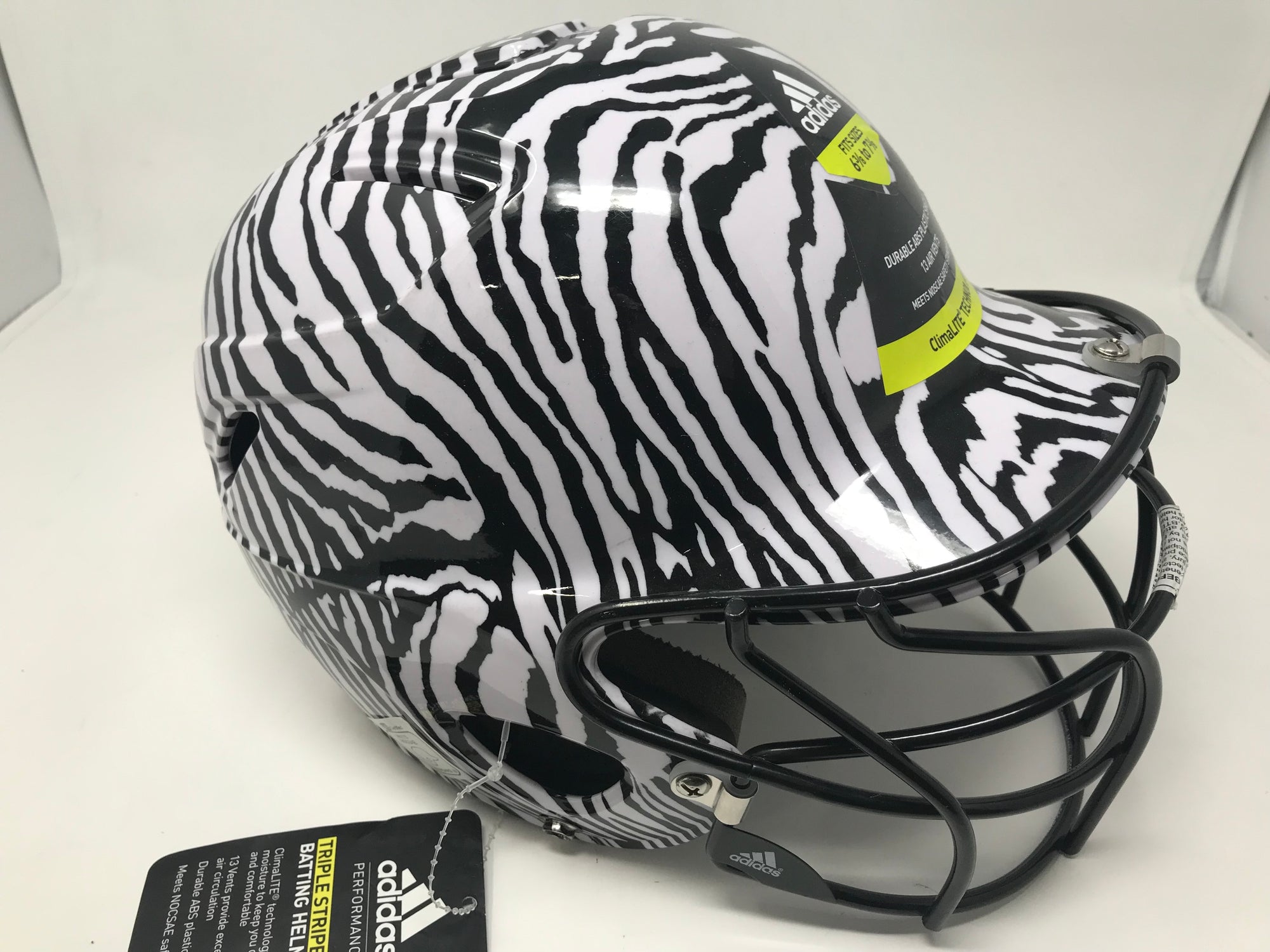 adidas triple stripe helmet