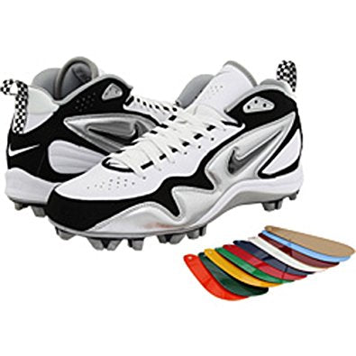 Vervuild uitlijning rek New Nike Speedlax ll 375594 104 Mens 4 Black/White/Siver Molded Footba –  PremierSports