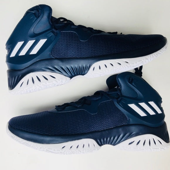 Resbaladizo Ingenioso Fahrenheit New Adidas Men's Explosive Bounce Basketball Shoe Navy/White Men 5 –  PremierSports