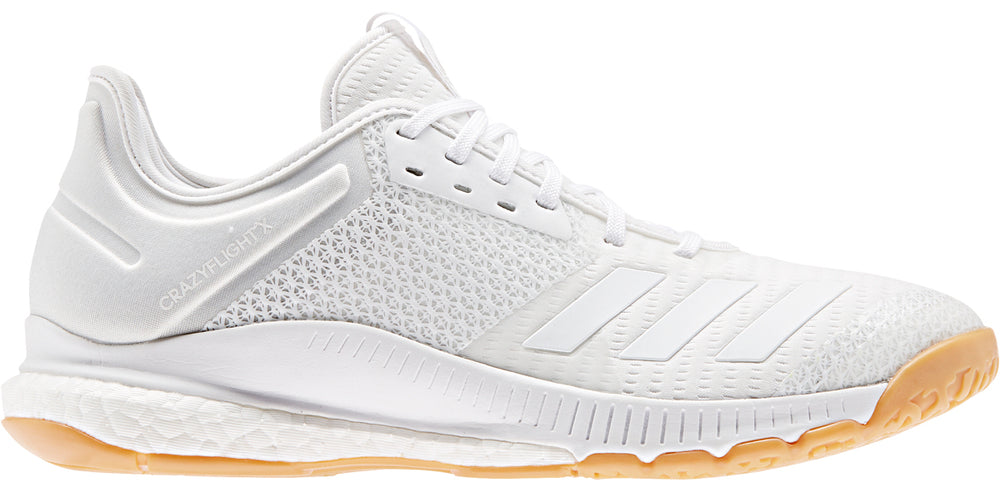 New Adidas X 3 Volleyball Shoe Womens White/Tan D978 – PremierSports