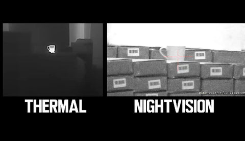 Perbandingan thermal imaging termal dan night vision