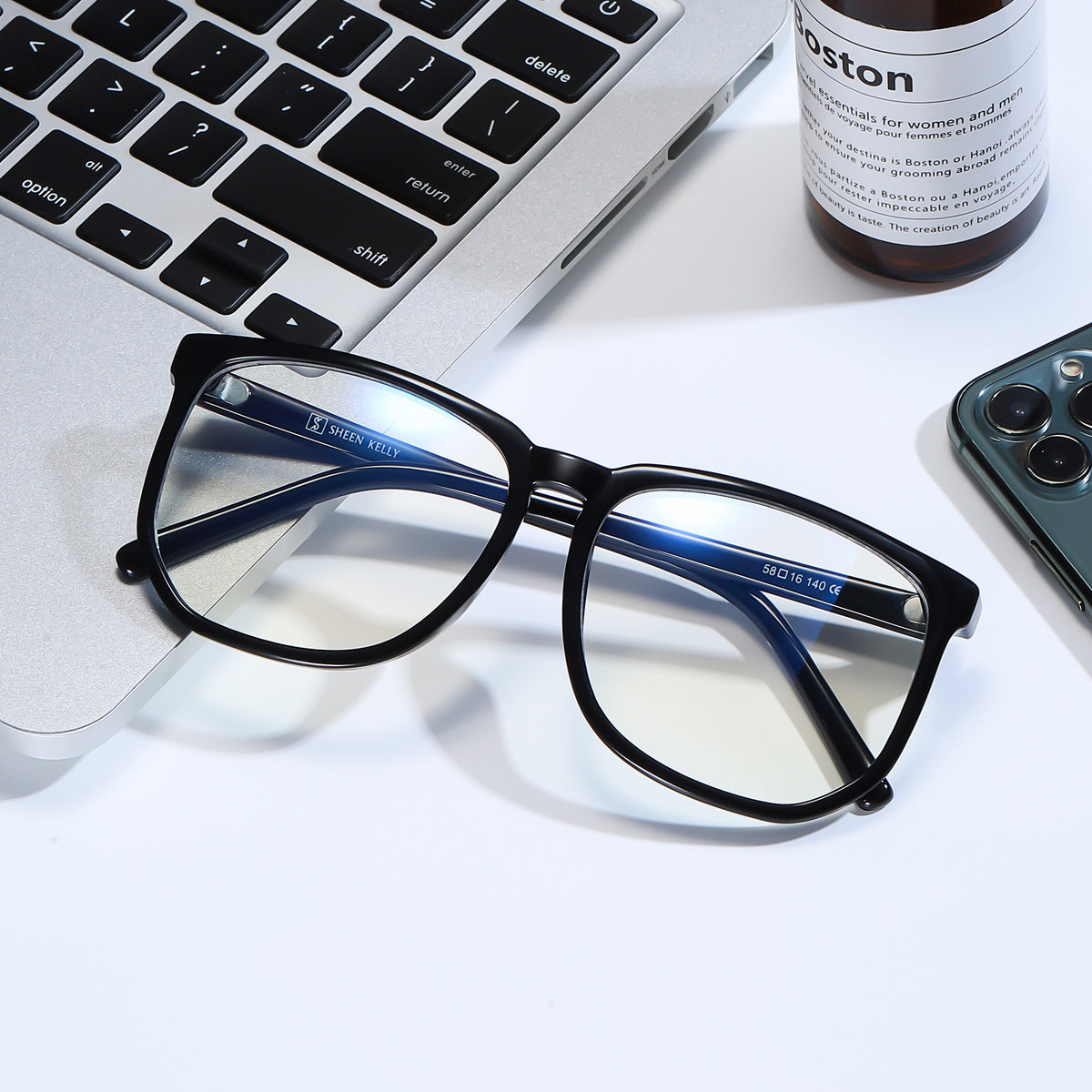 Classic Blue Light Glasses——Oversized Vintage Computer Eyewear – Sheen ...
