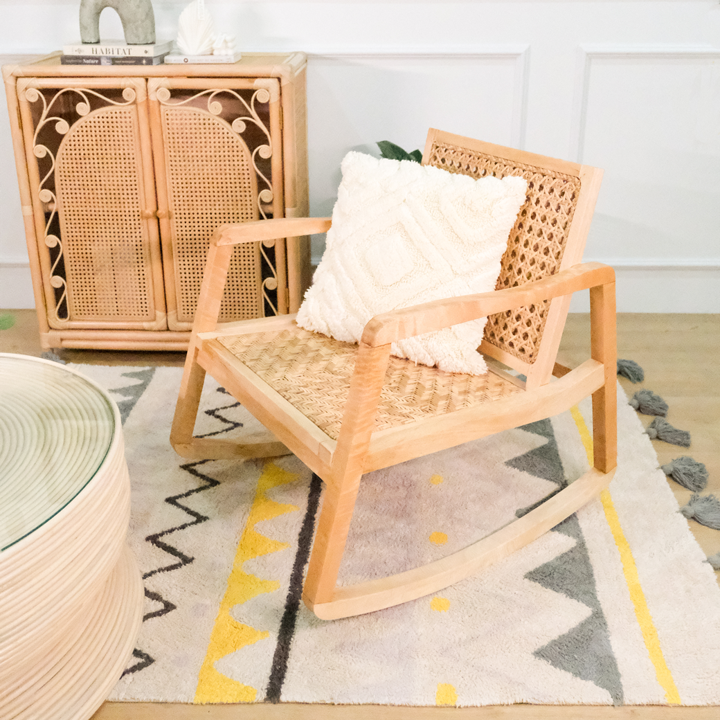 boho nursing chair