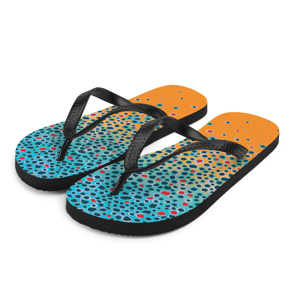 trout flip flops