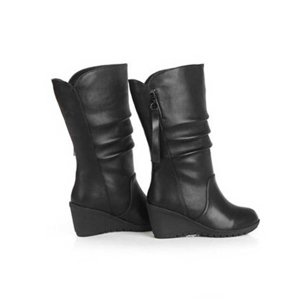 ladies wedges boots