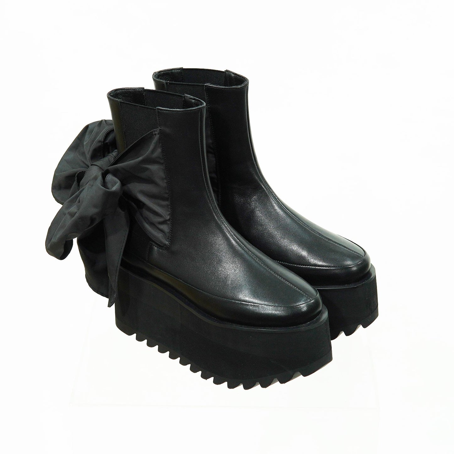 NON TOKYO / RIBBON BOOTS (BLACK) / 〈ノントーキョー〉リボンブーツ (ブラック)