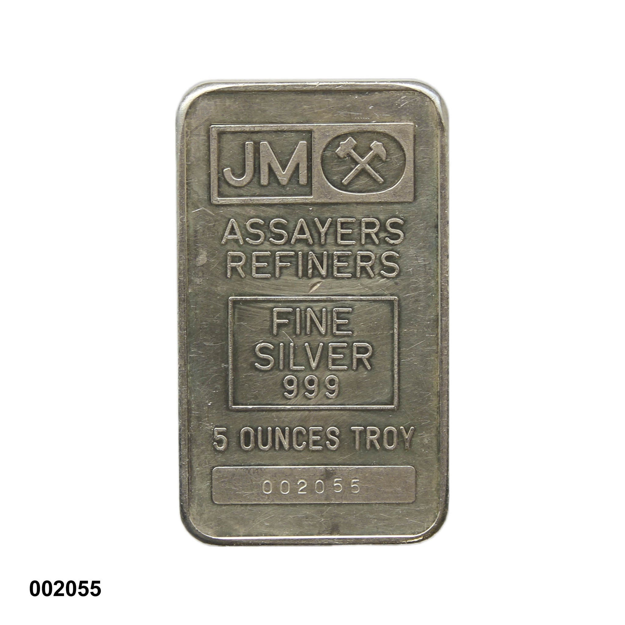 johnson matthey silver bar serial number lookup