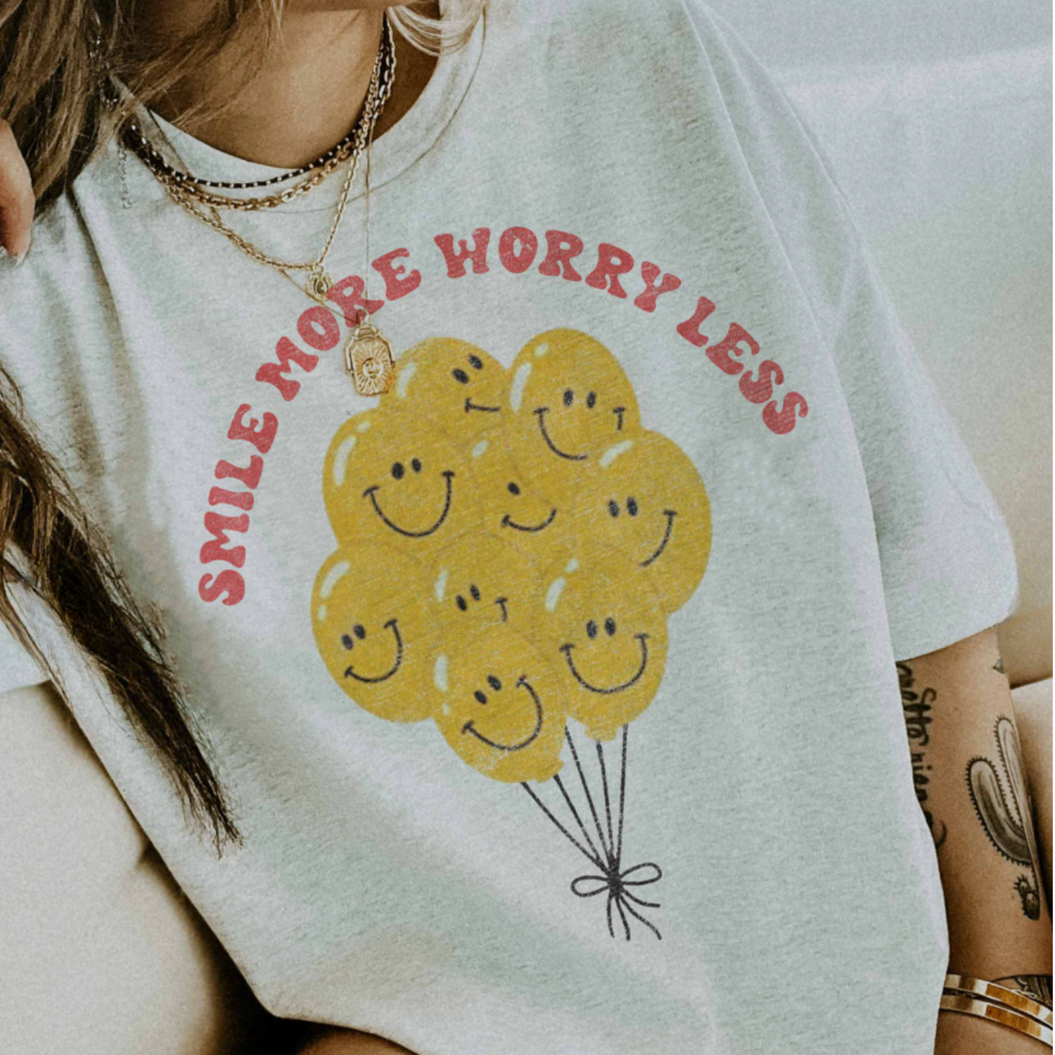 Worry Less Tee- Medium-image-0