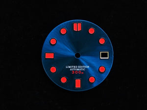 Blue Sunburst Dial for Seiko Mod | WR Watches