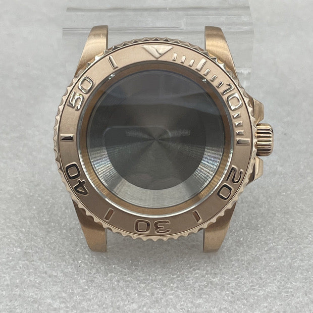 Bronze YM Engraved Case Set for Seiko Mod | WR Watches