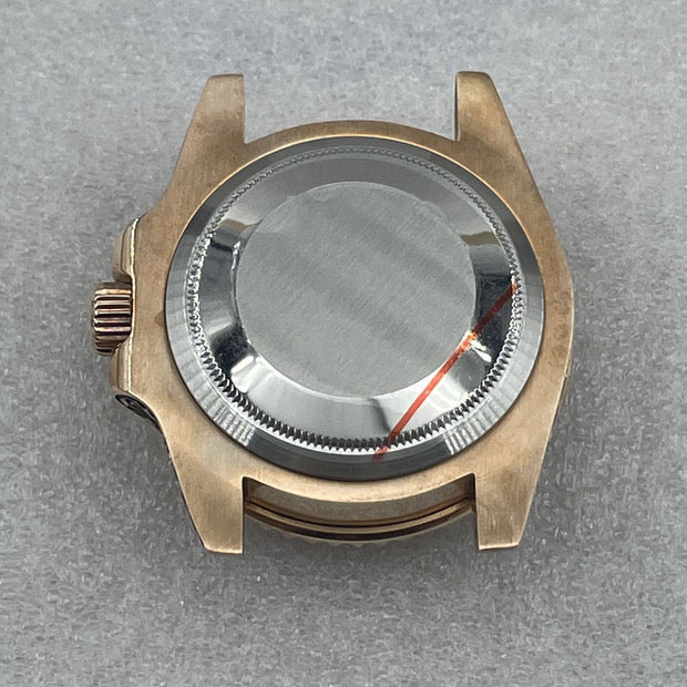 Bronze YM Engraved Case Set for Seiko Mod | WR Watches