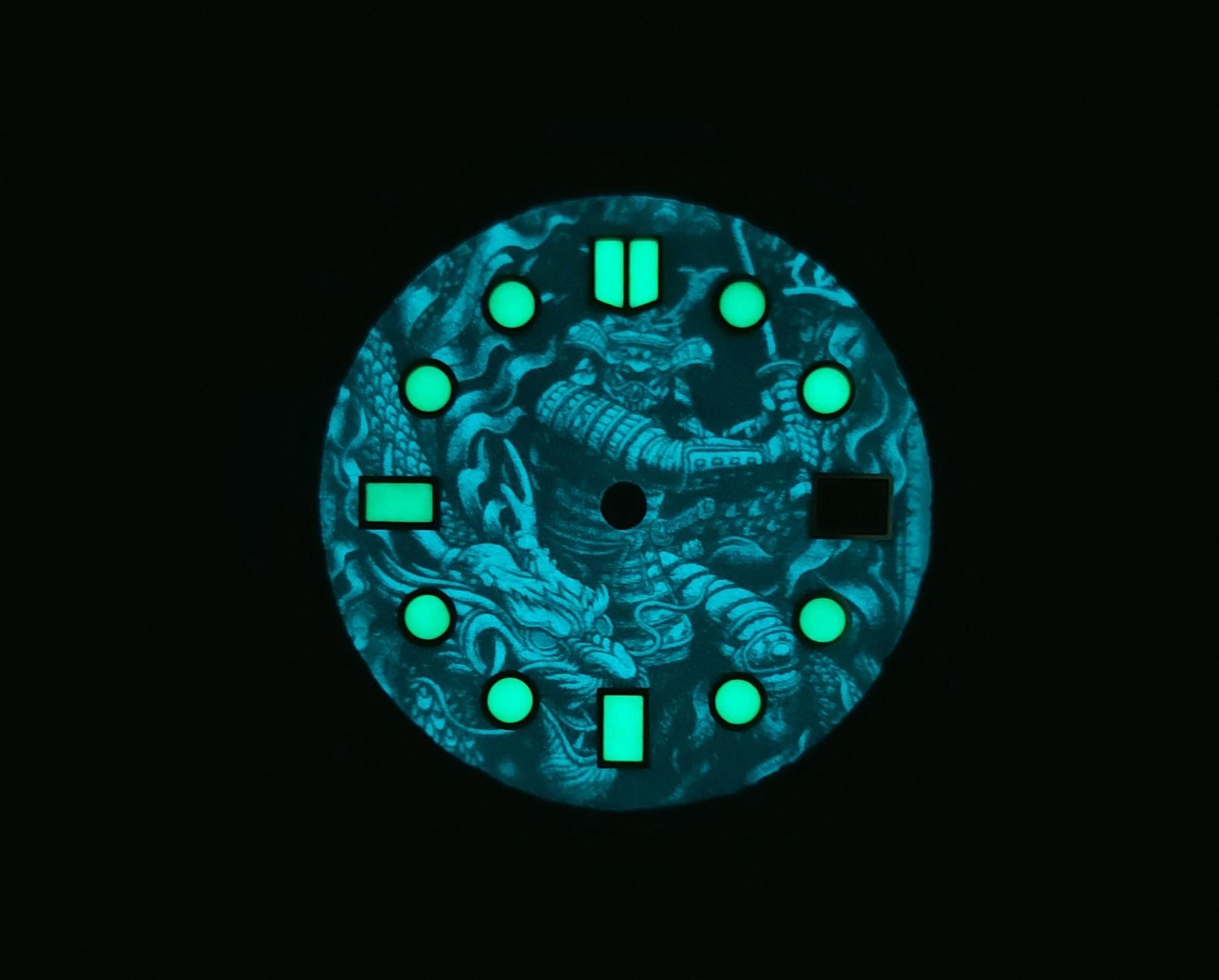 Samurai & Dragon Dial for Seiko Mod | WR Watches