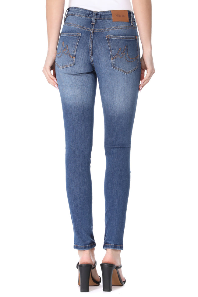 B2B Wholesale Women’s 5 Pocket Mid-Rise Distressed Skinny Fit Jeans ...