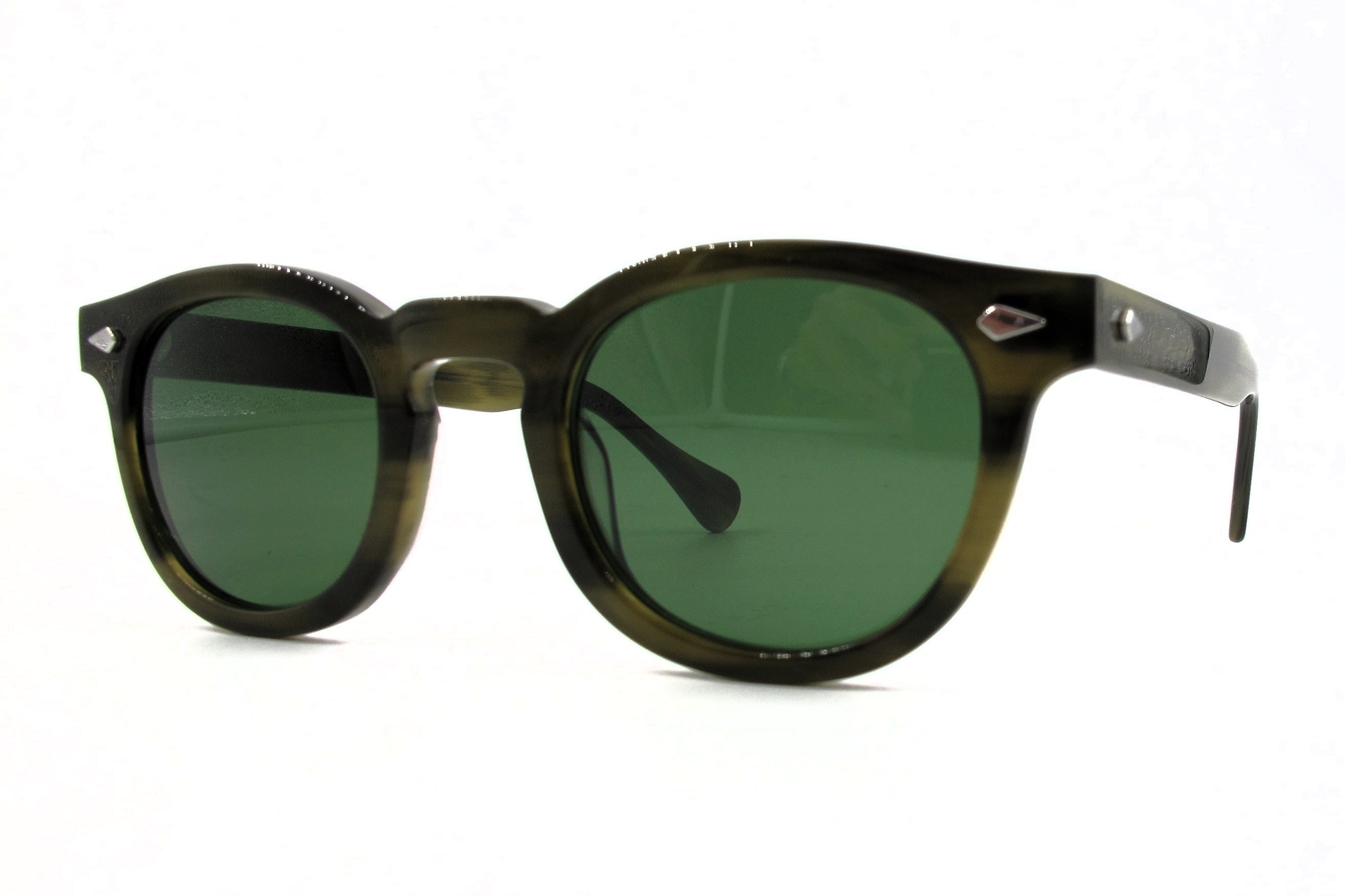 ASE Ginsberg 050-21 Sunglasses - Green Tortoise