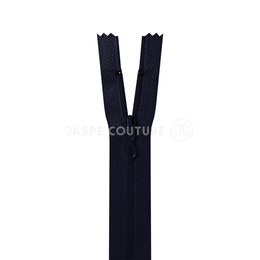 Zip Fermeture Eclair au mètre, noir maille nylon 3,8mm - Jaspe Couture