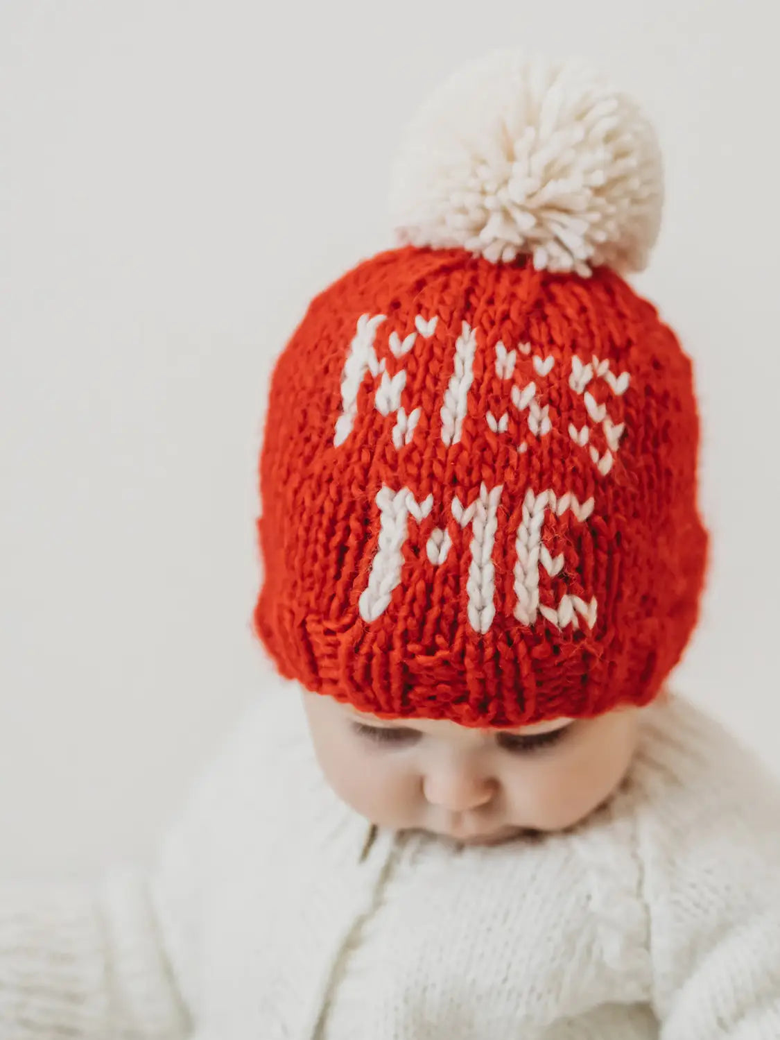 Kiss Me Valentine Knit Beanie Hat