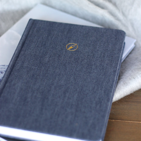 Compass Denim Journal with lined paper