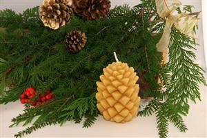 beeswax decorative candle