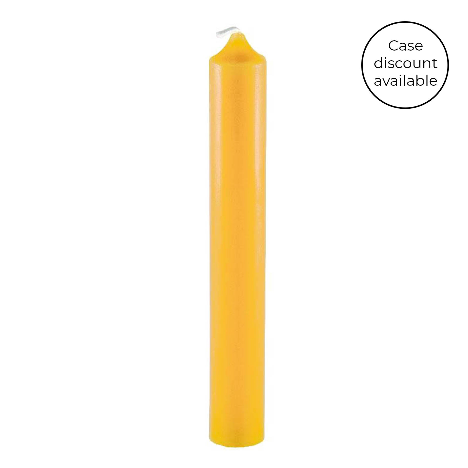 9 Inch Natural Beeswax Base Candlestick – Honey Candles Canada