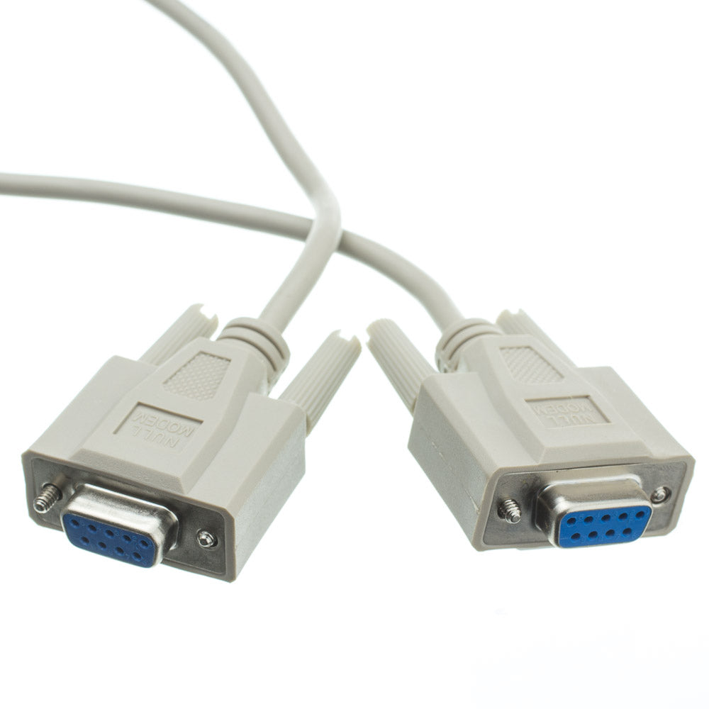Null Modem DB9 to - 28 AWG PVC Jacket - Serial Cabl - Custom Cable
