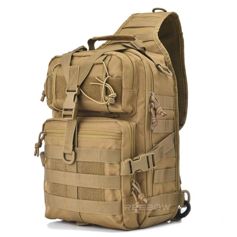 BOW-TAC Sling Tactical Backpack Rover Shoulder Molle Assault EDC Bag