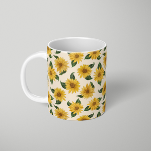 Summer Sunflower Pattern - Mug