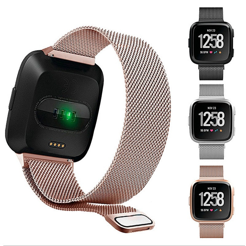 magnetic fitbit versa band