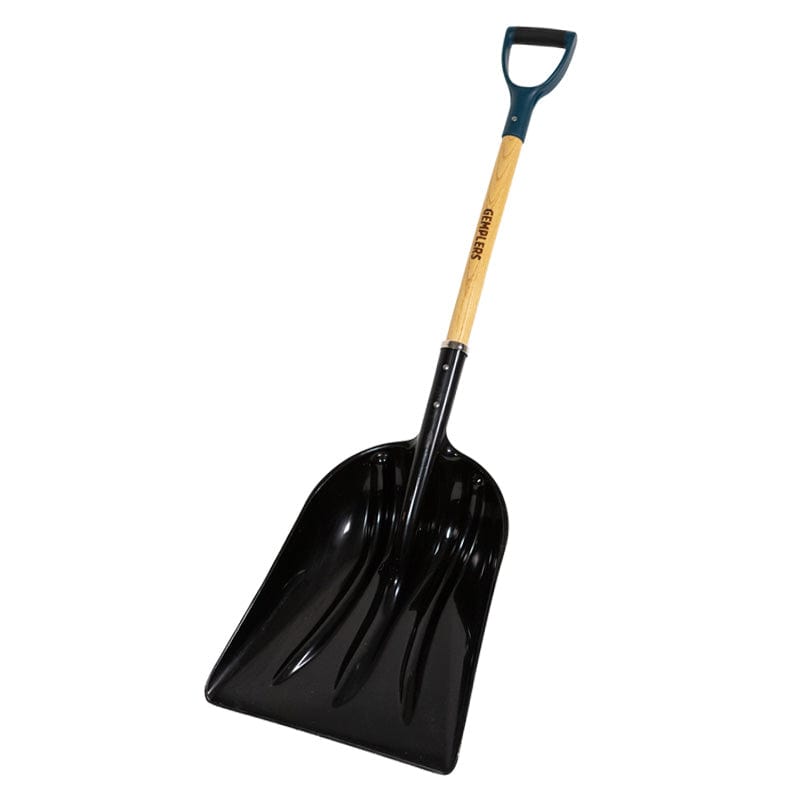 Gemplers Poly Scoop Shovel with Wood Handle - Image 10