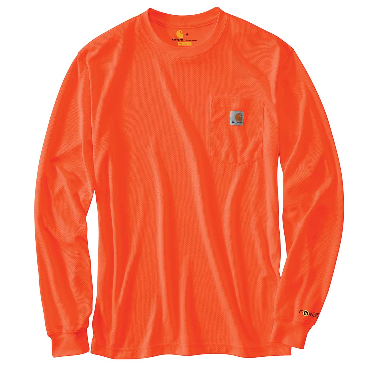 Carhartt Force® 100494 Color Enhanced Hi-Vis Long-Sleeve T-Shirt ...