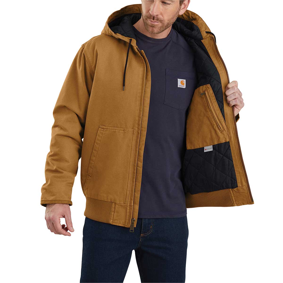 Carhartt J130 Washed Duck Insulated Active Jac | Gempler's