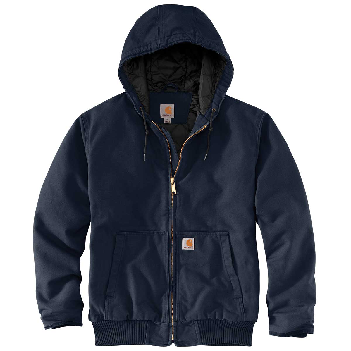 Carhartt J130 Washed Duck Insulated Active Jac Black 2XL | Gempler's