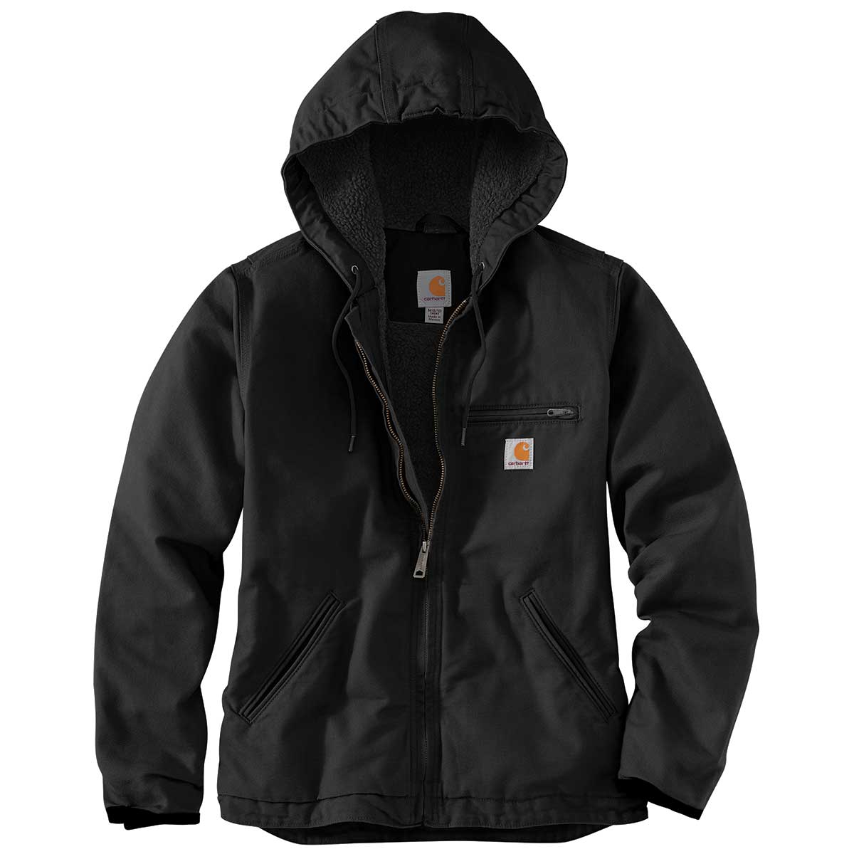 Carhartt Women's Washed Duck Sherpa-Lined Jacket - 0J141 | Gemplers