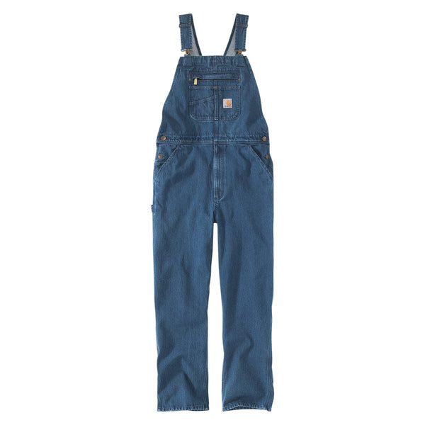 Dickies FB206DIB Womens Relaxed Fit Bib Overalls Dark Indigo